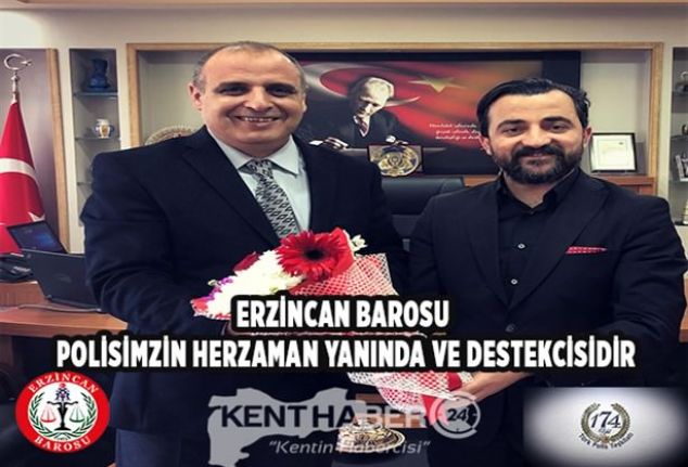 Erzincan Baro Başkanı Av. Âdem Aktürk 10 Nisan Polis Haftası