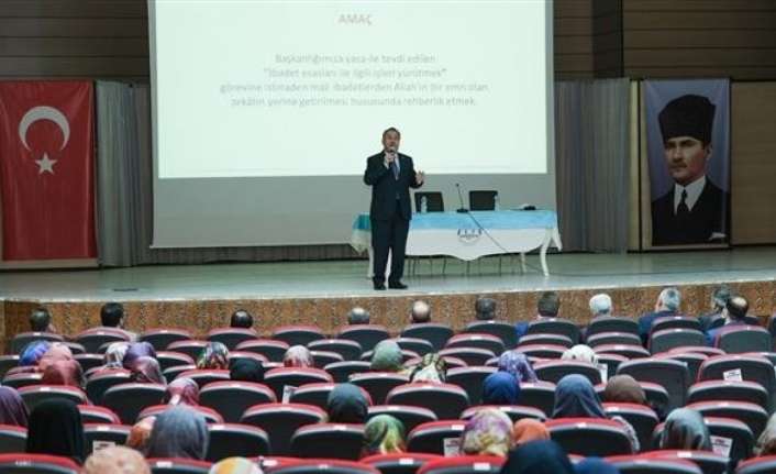 Erzincan’da 2022 yılı Zekât Bilgilendirme Toplantısı yapıldı.