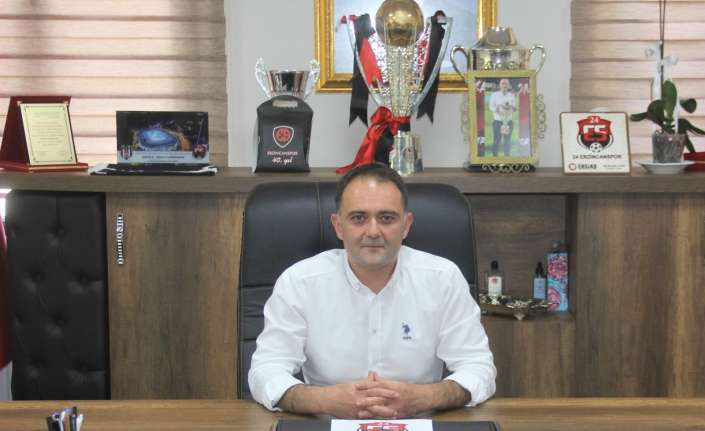 24Erzincanspor Yönetim Kurulu Başkanı Gökhan Keleş, 2021-2022 futbol sezonu öncesinde