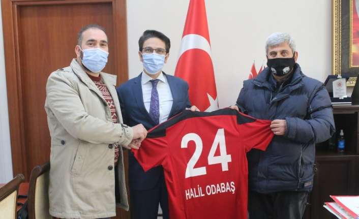 24Erzincanspor Yönetim Kurulu üyesi Başkan Yardımcısı Erkan Karagül ve Kulüp
