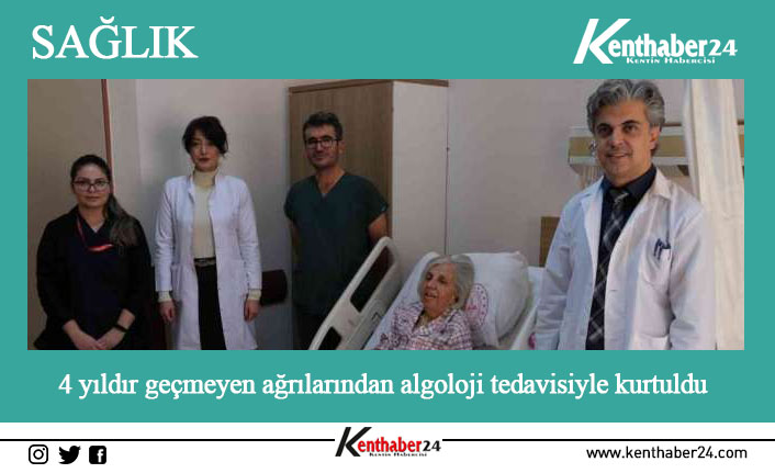 70 yaşında ki emekli öğretmenin 4 yıldır dinmeyen ağrıları ameliyatsız