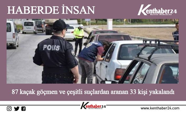 Erzincan Emniyet Müdürlüğü ekiplerince yapılan bir aylık denetim, uygulama ve