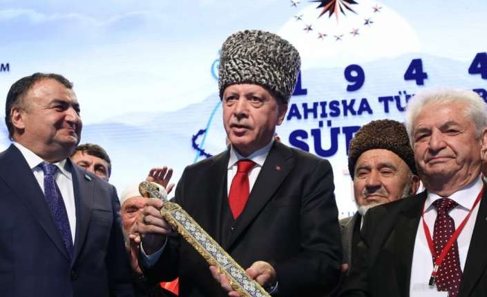 AHISKALILAR CUMHURBAŞKANI ERDOĞAN’I DESTEKLEYECEK