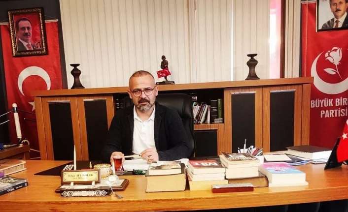 BBP ve Erzincan hakkında değerlendirmelerde bulunan BBP Erzincan İl Başkanı
