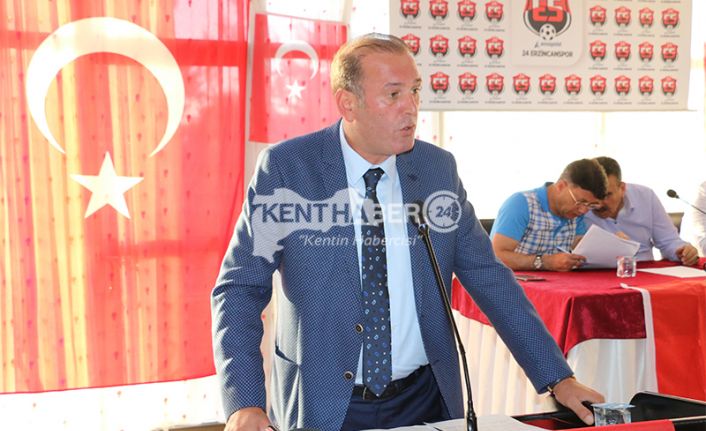 Anagold 24 Erzincan spor olağanüstü genel kurulu Erzincan Belediyesi yemekhanesinde