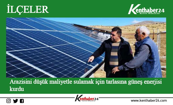 Erzincan’ın Tercan ilçesine bağlı Fındıklı köyünde çiftçilik yapan bir vatandaş