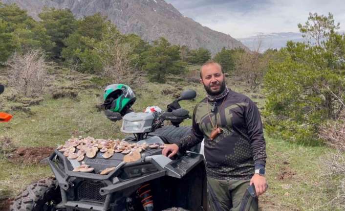 ERZİNCAN’DA ADRENALİN TUTKUNU VATANDAŞLAR ATV VE KROS MOTORLARLA ERGAN DAĞI'NIN