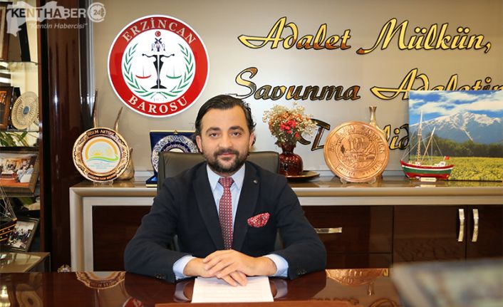 Erzincan Baro Başkanı Av. Âdem Aktürk, “Birinci Dünya Savaşı’nın en
