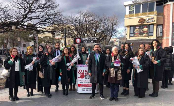 Erzincan Barosuna kayıtlı avukatlar, Dünya Kadınlar Günü etkinlikleri kapsamında kitap