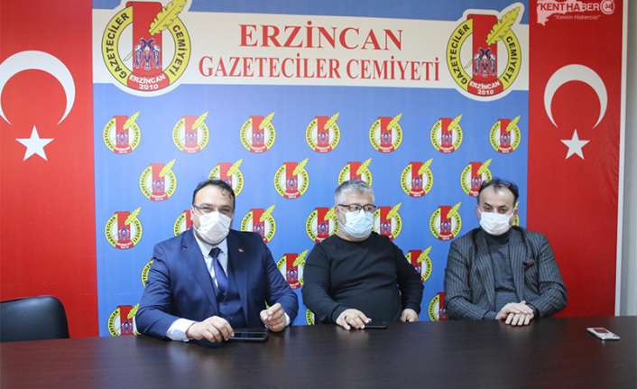 Anadolu Yakası Erzincanlılar Derneği (AYEDER) Başkanı Gürsel Sarımaden ve dernek