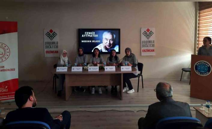 ANADOLU MEKTEBİ YAZAR OKUMALARI PROGRAMI DAHİLİNDE ERZİNCAN FEN LİSESİNDE CENGİZ