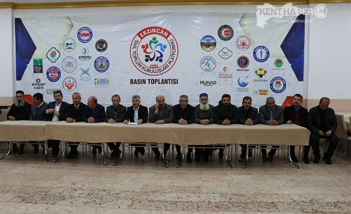 Erzincan Sivil Toplum Kuruluşları Platformu adına dönem sözcüsü İlim Yayma