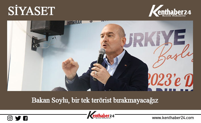 İçişleri Bakanı Süleyman Soylu: "Türkiye'nin dağlarında 29 Ekim 2023 tarihinde