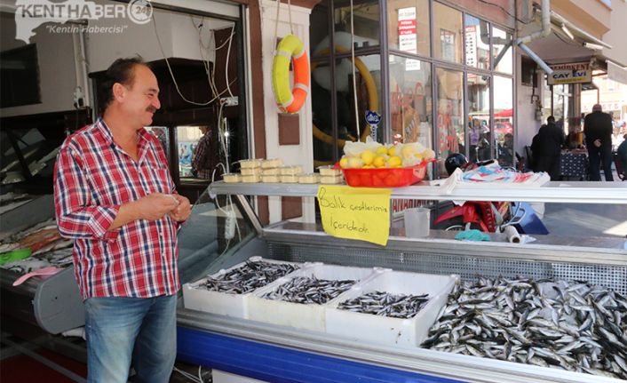 Balık sezonunun açılması ile birlikte Erzincan’da taze balıklar tezgâhlarda ki