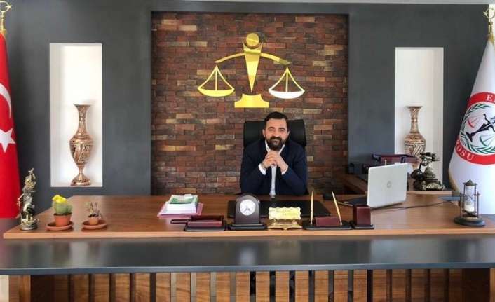 Erzincan Baro Başkanı Adem Aktürk, yeni adli yılın açılması dolayısıyla