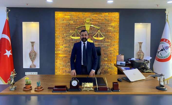 Erzincan Baro Başkanı Adem Aktürk, “Aydınlık ve çağdaş uygarlık değerlerinin