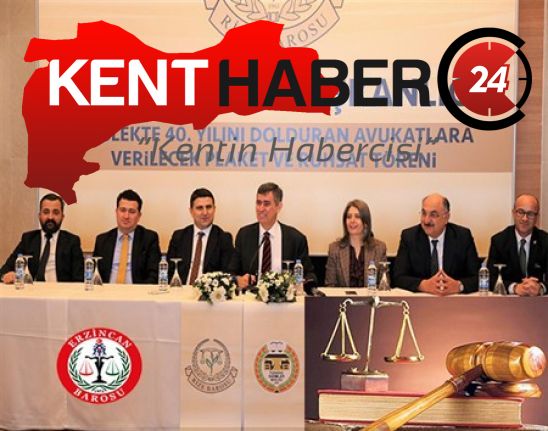 Erzincan Baro Başkanı Av. Âdem Aktürk, Rize Barosu tarafından düzenlenen