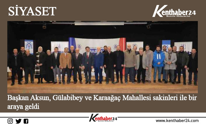 Erzincan Belediye Başkanı Bekir Aksun bu hafta Gülabibey ve Karaağaç