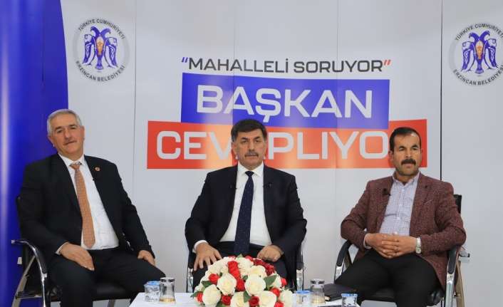Erzincan Belediye Başkanı Bekir Aksun düzenli bir şekilde gerçekleştirdiği Mahalle