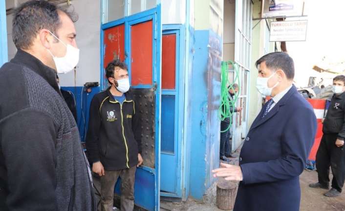 Erzincan Belediye Başkanı Bekir Aksun esnaf ziyaretlerine devam ediyor. Başkan