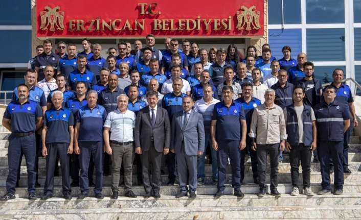 Erzincan Belediye Başkanı Bekir Aksun, Zabıta Teşkilatı'nın kuruluşunun 197. yılını