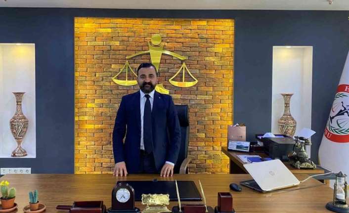 Erzincan Baro Başkanı Adem Aktürk, tüm kamu, idari ve özel