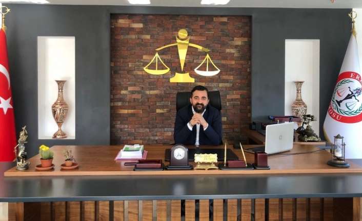 Erzincan Baro Başkanı Av. Adem Aktürk, Adli Tatil dolayısıyla bir