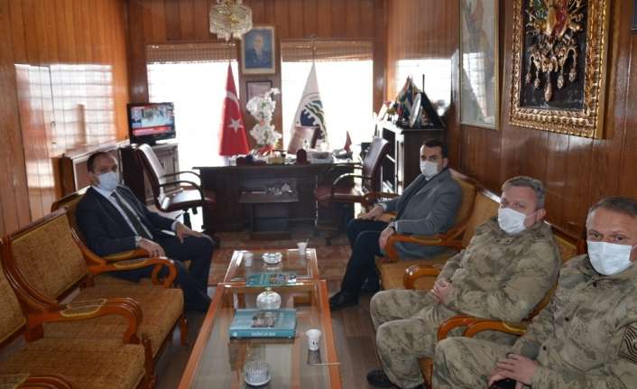 Tercan Kaymakamı Musa Kazım Çelik, Mercan Belde Belediye Başkanı Bayram