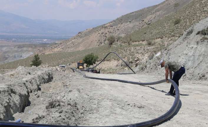 Erzincan’da selden zarar gören içme suyu hatlarının bakım ve onarım