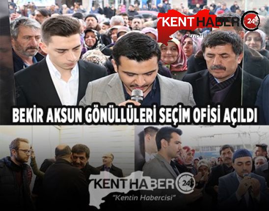 MHP Erzincan Belediye Başkan adayı Bekir Aksun, Erzincanlı seçmenleri ile