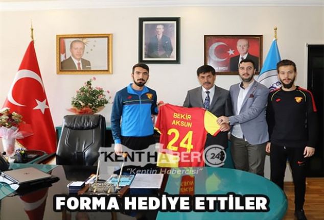 Erzincan Belediye Başkanı Seçilen Bekir Aksun’a Erzincan’da Faaliyet gösteren Göztepe