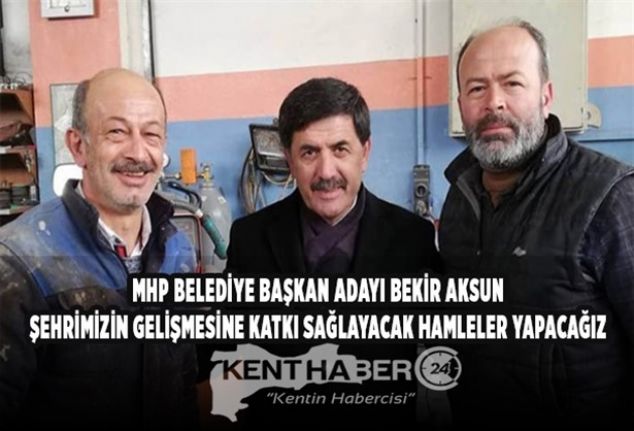 Vatandaşların dertlerini, taleplerini ve beklentilerini dinlemeye özen gösteren MHP Belediye