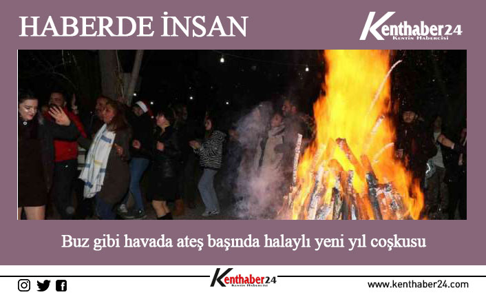 Erzincan’da hava sıcaklığının eksi 10 dereceyi bulduğu yeni yıla dakikalar