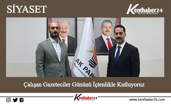 10 Ocak Çalışan Gazeteciler günü dolayısıyla bir mesaj yayımlayan AK