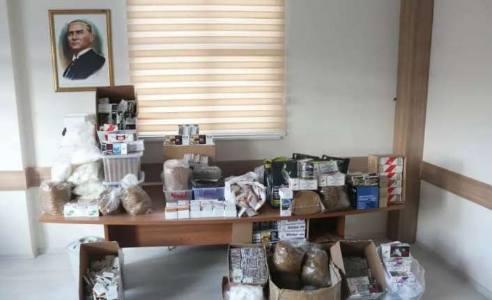 Erzincan’ın Çayırlı ilçesinde polisin 4 işyerinde yaptığı denetimlerde bir miktar