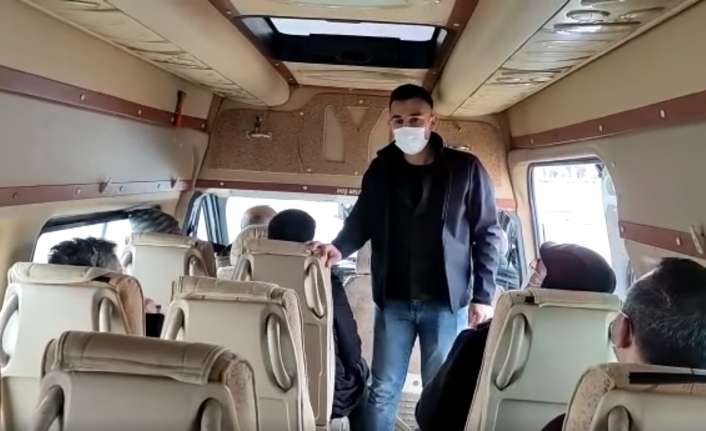 Erzincan’ın Çayırlı ilçesinde servis araçlarına yönelik denetimler yapıldı.