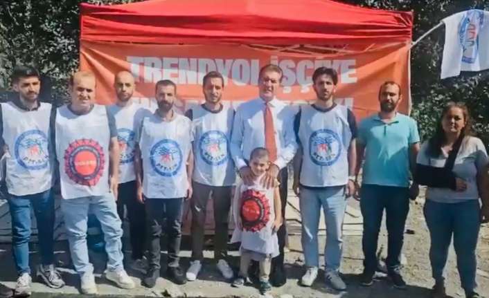 CHP Erzincan Milletvekili Mustafa Sarıgül, İstanbul-Esenyurt’taki Trendyol Express Dağıtım Merkezi’ne