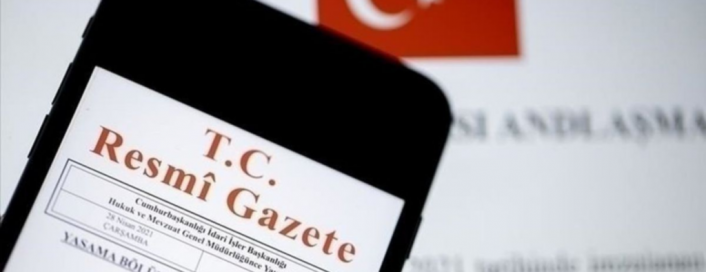 Cumhurbaşkanı Recep Tayyip Erdoğan imzasıyla Resmi Gazete'de yayımlanan kararlar