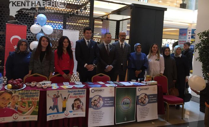 İl Sağlık Müdürlüğü tarafından, 14 Kasım Dünya Diyabet günü dolayısıyla