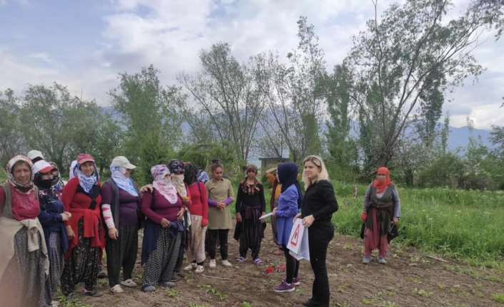ERZİNCAN'DA SAĞLIK EKİPLERİNCE VATANDAŞLAR KIRIM KONGO KANAMALI ATEŞİ (KKKA) HASTALIĞINA