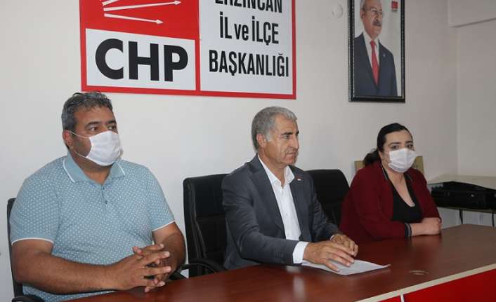 Erzincan Cumhuriyet Halk Partisi (CHP) İl Başkanı Ayhan Doğan, 