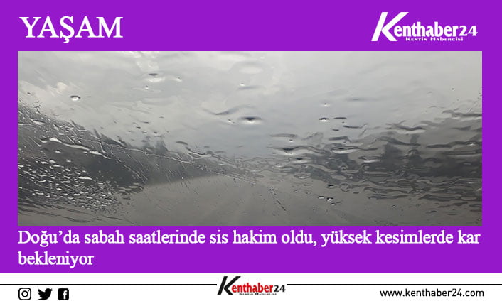 Hava sıcaklığının geceleri sıfırın altına düştüğü Doğu Anadolu Bölgesinde sabah