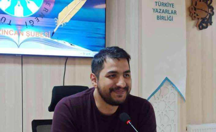 TÜRKİYE YAZARLAR BİRLİĞİ ERZİNCAN ŞUBESİNİN KÜLTÜREL FAALİYETLERİ ÇERÇEVESİNDE KONUK OLAN