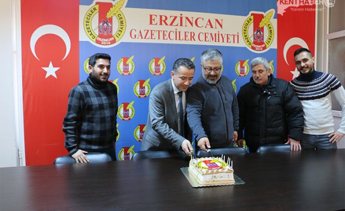 Erzincan Gazeteciler Cemiyeti (EGC)’ nin kuruluşunun 10'uncu yılı nedeniyle İletişim