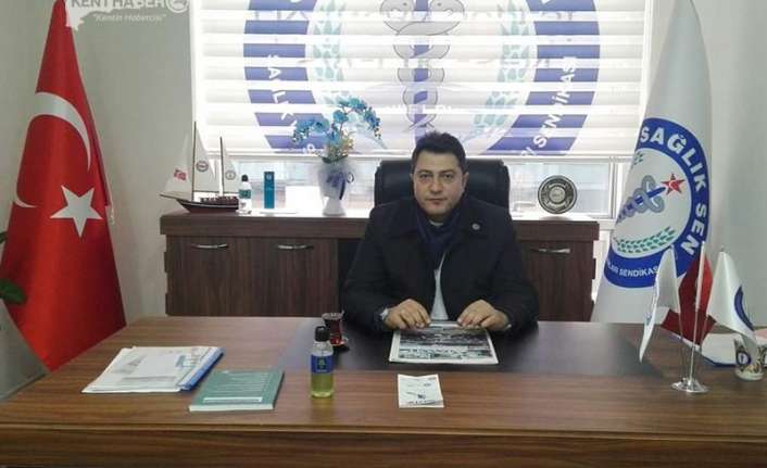 Erzincan sağlık sen şubesi basın ve iletişim sorumlusu Sadullah Erdem,