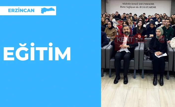 Erzincan Barosu ev sahipliğinde, "CMK Uygulamaları" konulu meslek içi eğitim