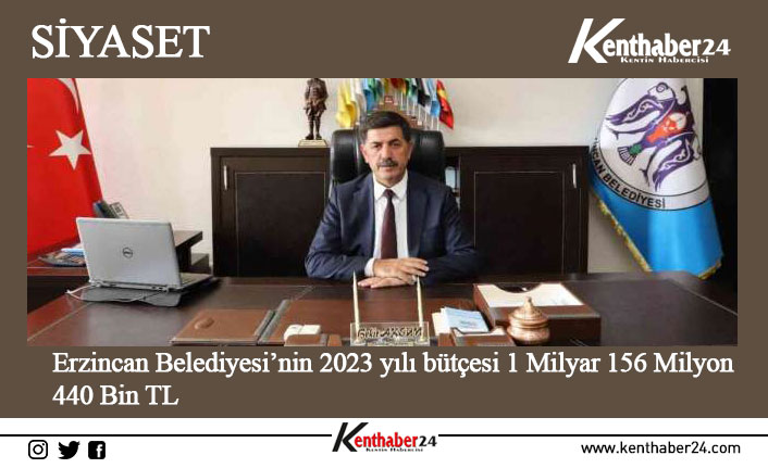 Erzincan Belediye Meclisinin Kasım ayı toplantısı Belediye Başkanı Bekir Aksun