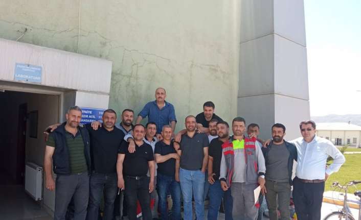 Erzincan Organize Sanayi Bölgesinde faaliyet gösteren Aşkale Çimento Grubu’na bağlı