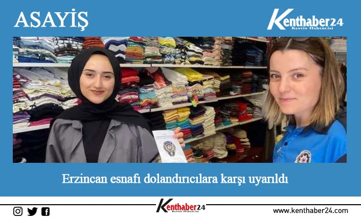 Erzincan İl Emniyet Müdürlüğü Toplum Destekli Polislik Büro Amirliği ekipleri,