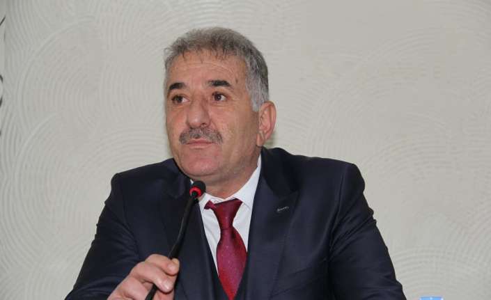 Erzincan Esnaf ve Sanatkarlar Odaları Birliği Başkanı Bedir Limon, maske,